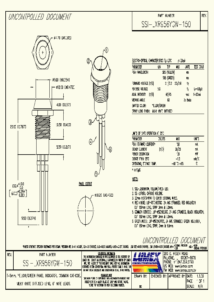 SSI-LXR956YGW-150_3750582.PDF Datasheet