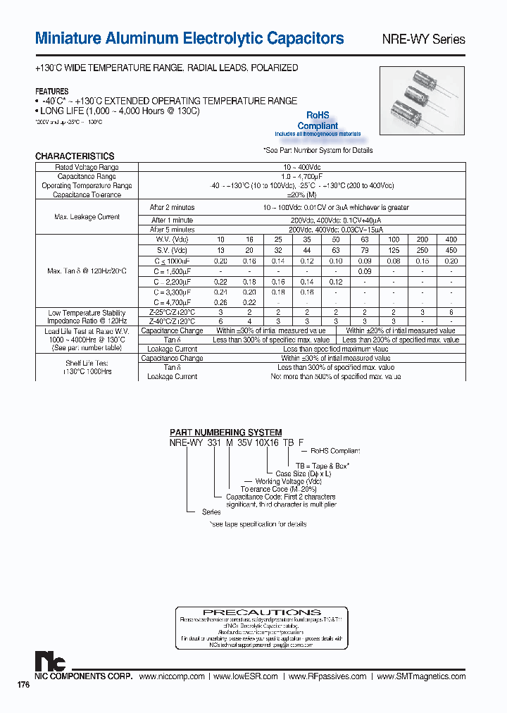 NRE-WY332M16V16X315F_3747809.PDF Datasheet