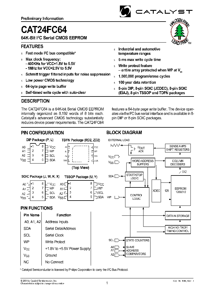 CAT24FC64YE-18_3749257.PDF Datasheet