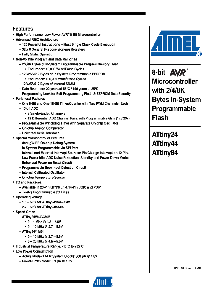 ATTINY24V-10MUR_3752872.PDF Datasheet