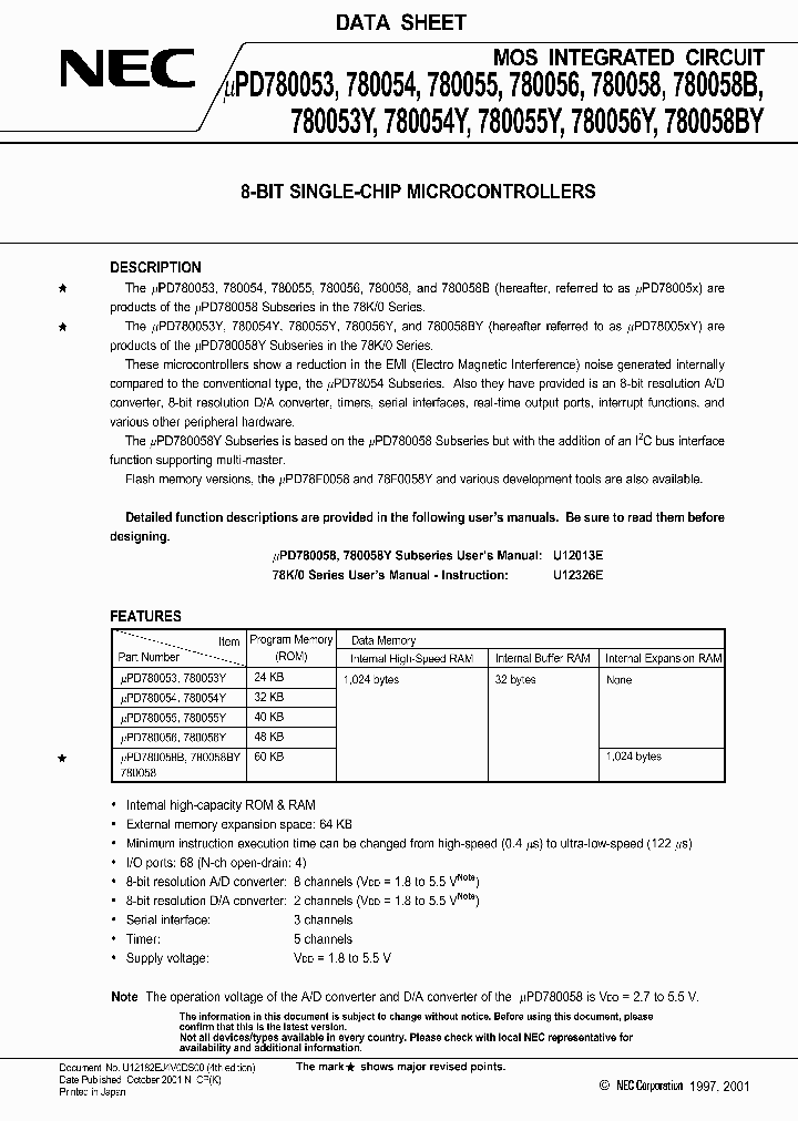 UPD780056YGC-XXX-8BT_3752001.PDF Datasheet