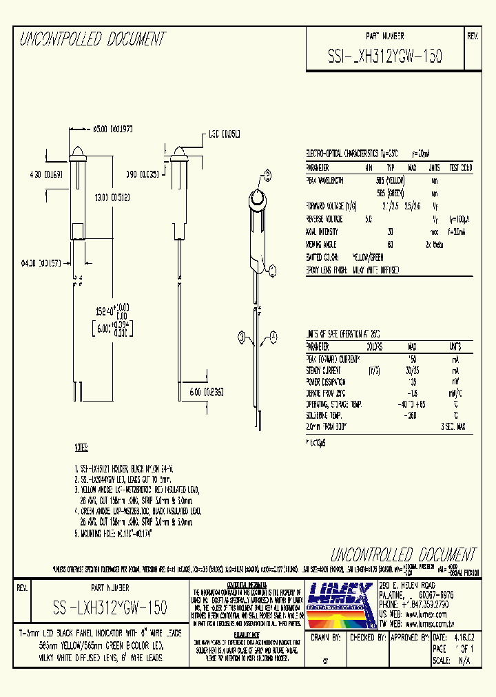 SSI-LXH312YGW-150_3750581.PDF Datasheet