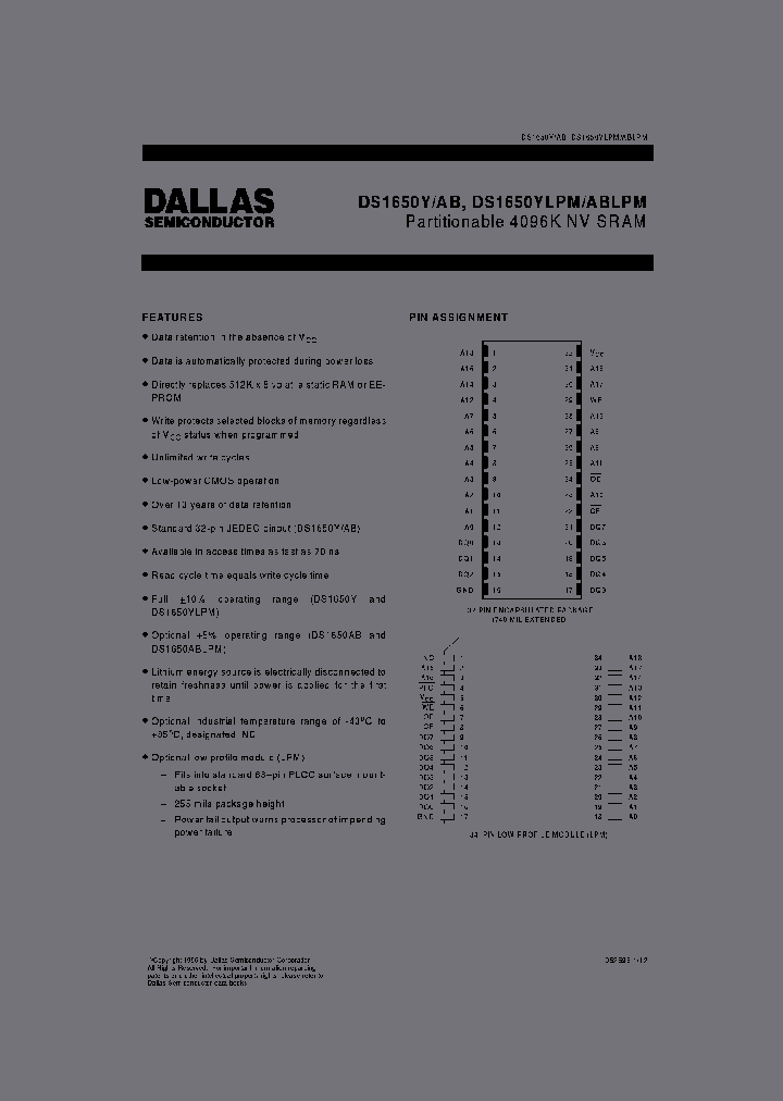 DS1650YLPM-70-IND_3753341.PDF Datasheet