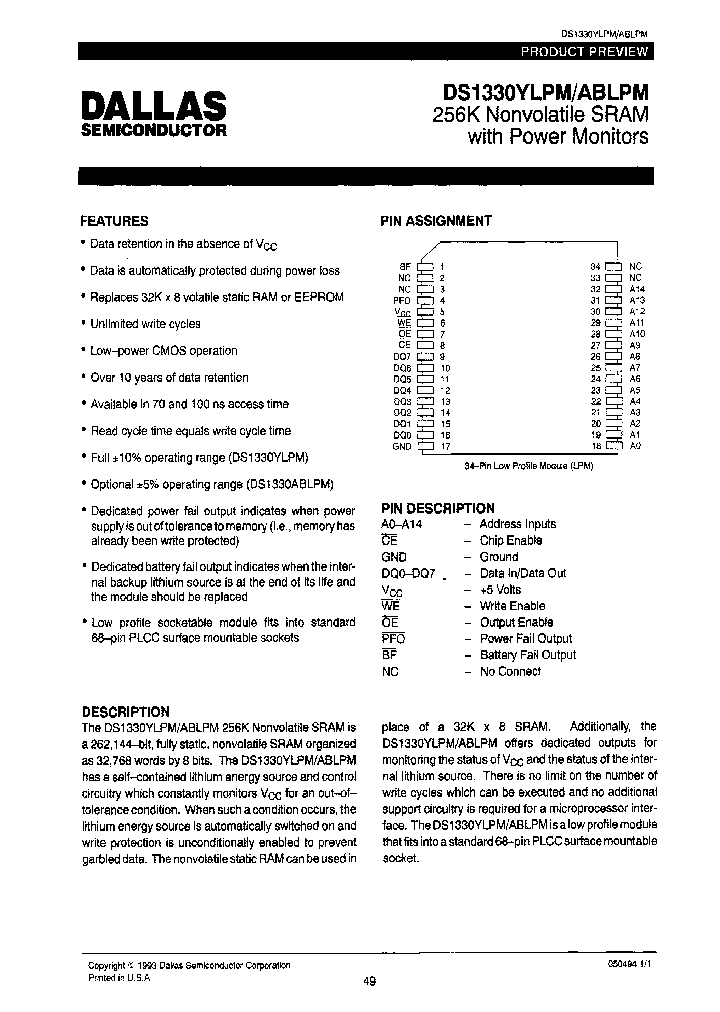 DS1330YLPM-100_3754612.PDF Datasheet