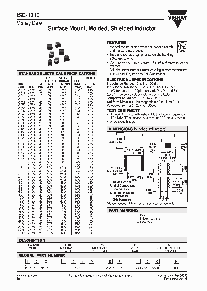 ISC1210SYR39M_3755161.PDF Datasheet