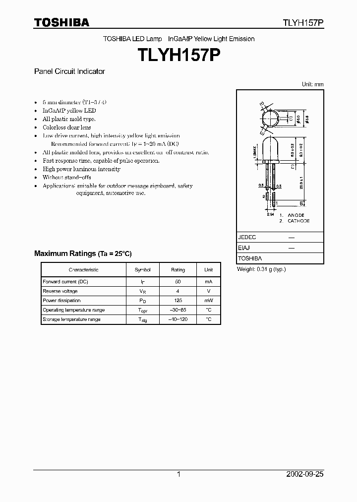 TLYH157PTU_3753608.PDF Datasheet