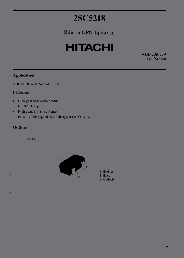 2SC5218YK-TL_3753401.PDF Datasheet