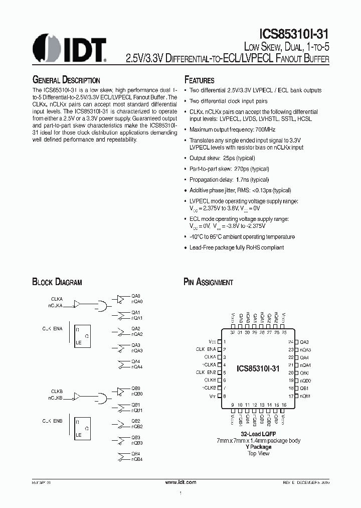 85310AYI-31LF_3754980.PDF Datasheet