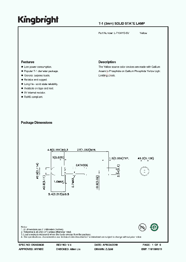 L-7104YD-5V_3751867.PDF Datasheet