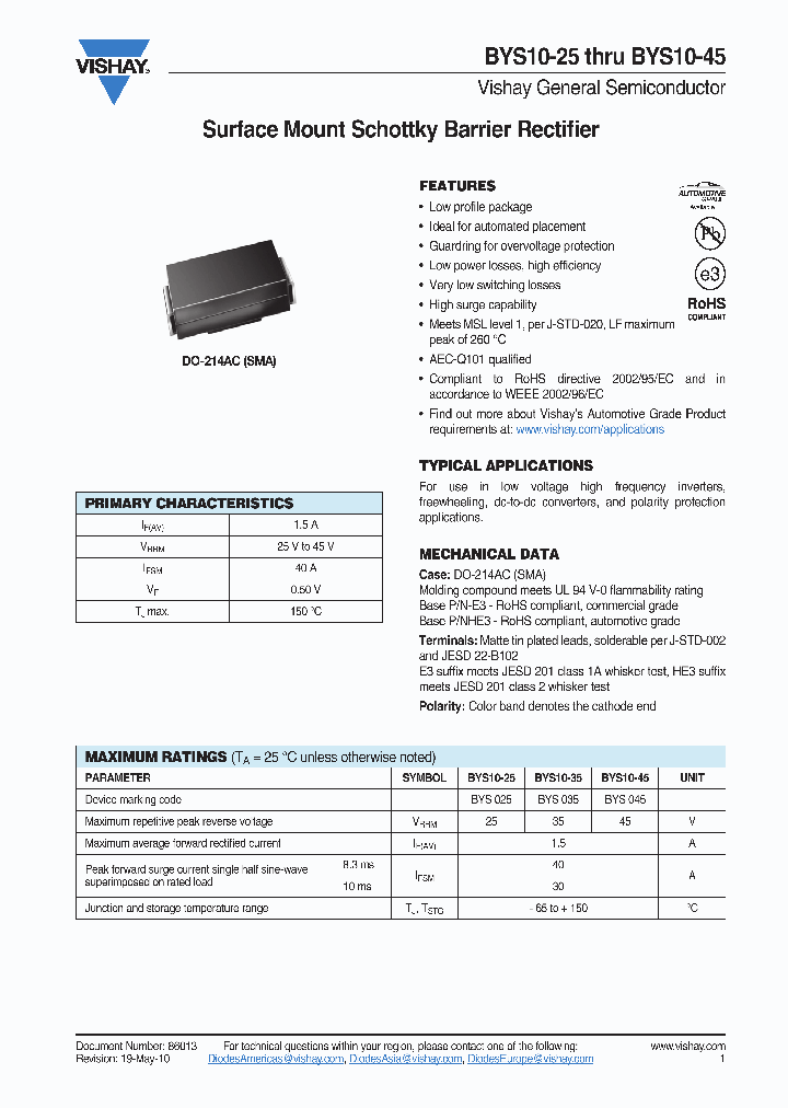 BYS10-25HE3TR_3755728.PDF Datasheet