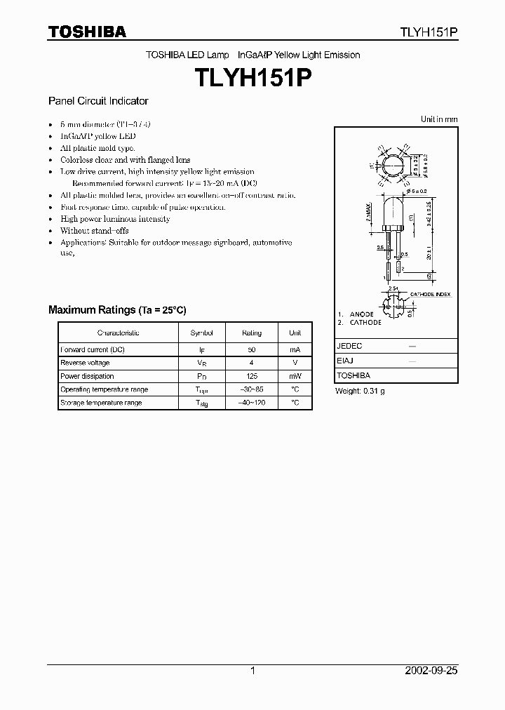 TLYH151PT_3753604.PDF Datasheet