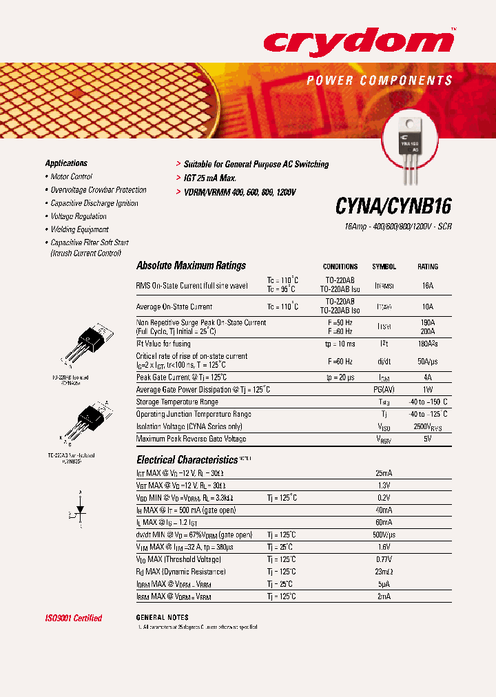 CYNA16-1200PT_3755695.PDF Datasheet