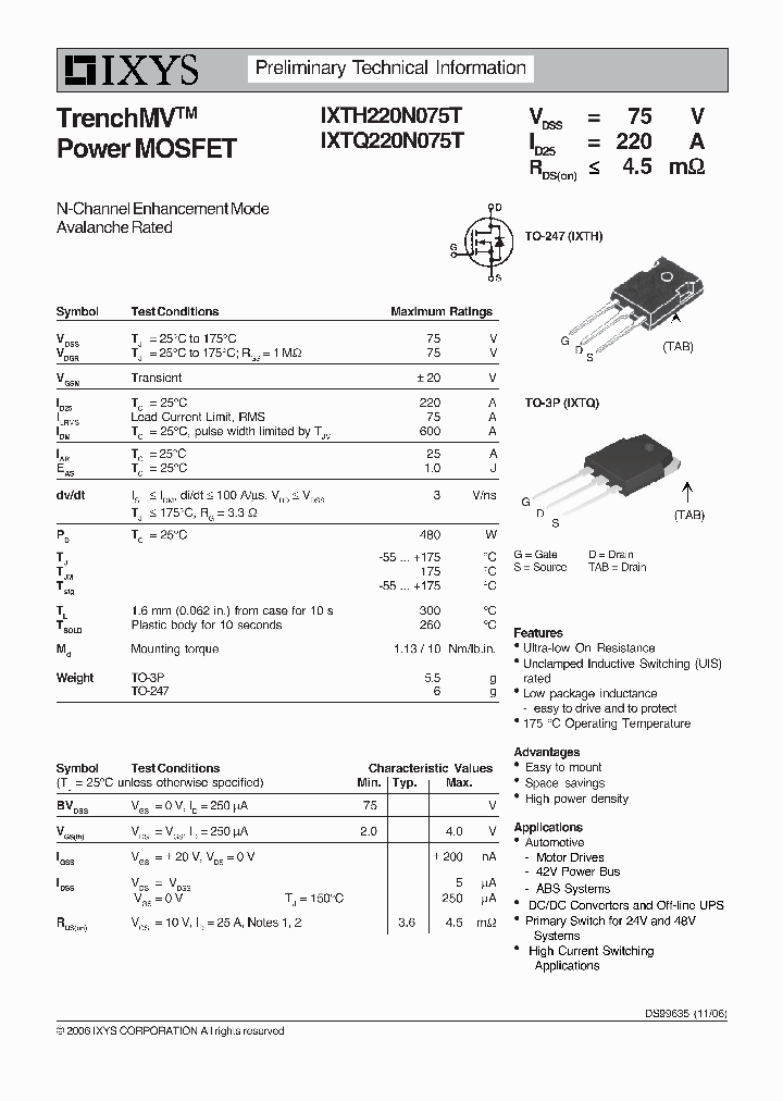 IXTQ220N075T_3757537.PDF Datasheet
