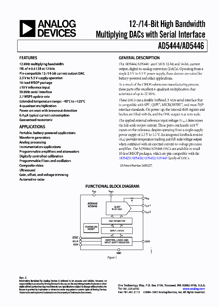 AD5444YRMZ-REEL_3756601.PDF Datasheet