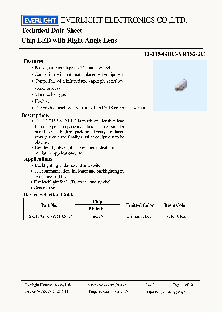 12-215GHC-YR1S23C_3756509.PDF Datasheet