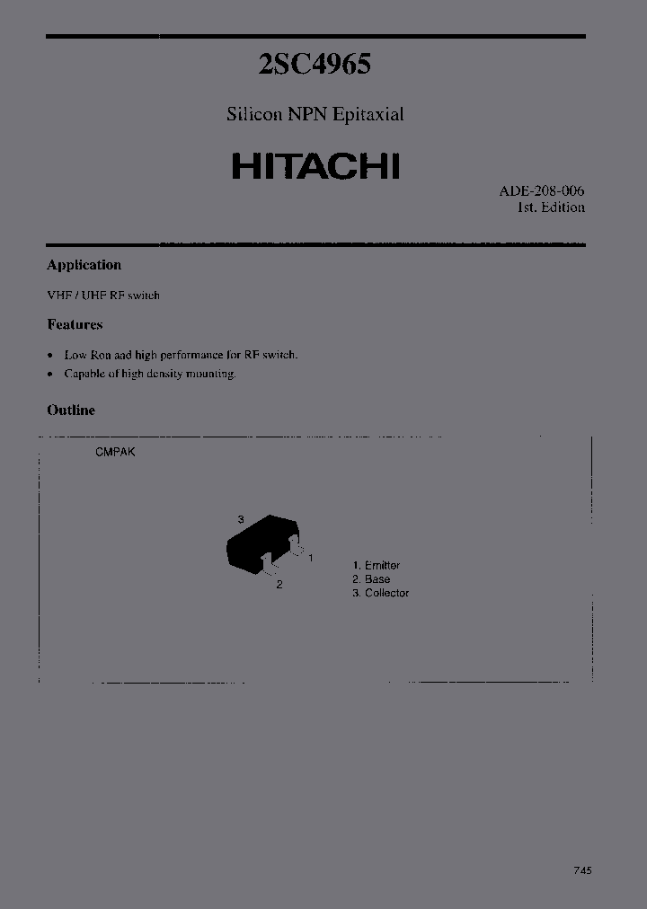 2SC4965YV-TL_3758159.PDF Datasheet
