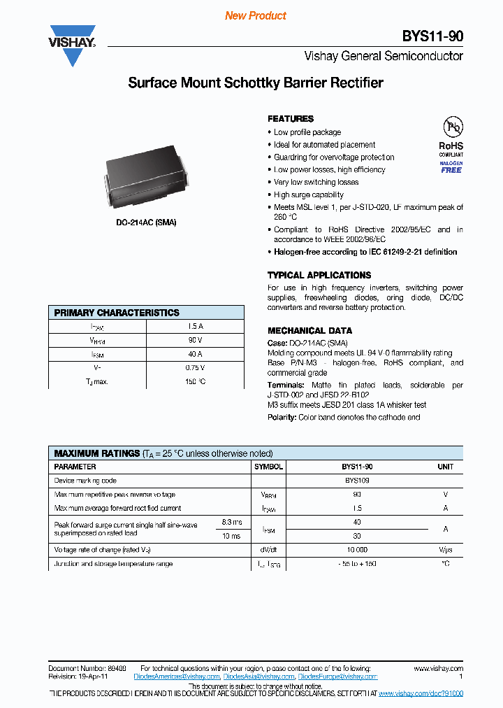 BYS11-90-M3TR_3758291.PDF Datasheet