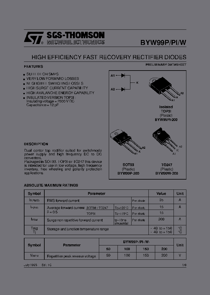 BYW99PI-150_3759534.PDF Datasheet