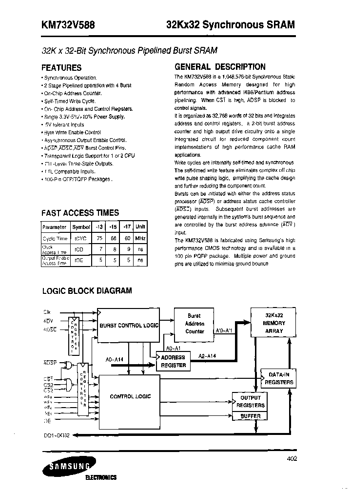 KM732V588AG-13_3758069.PDF Datasheet