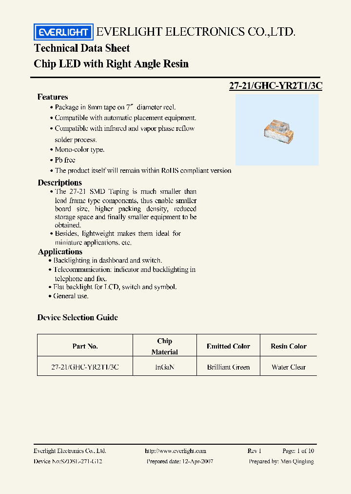 27-21GHC-YR2T13C_3756525.PDF Datasheet