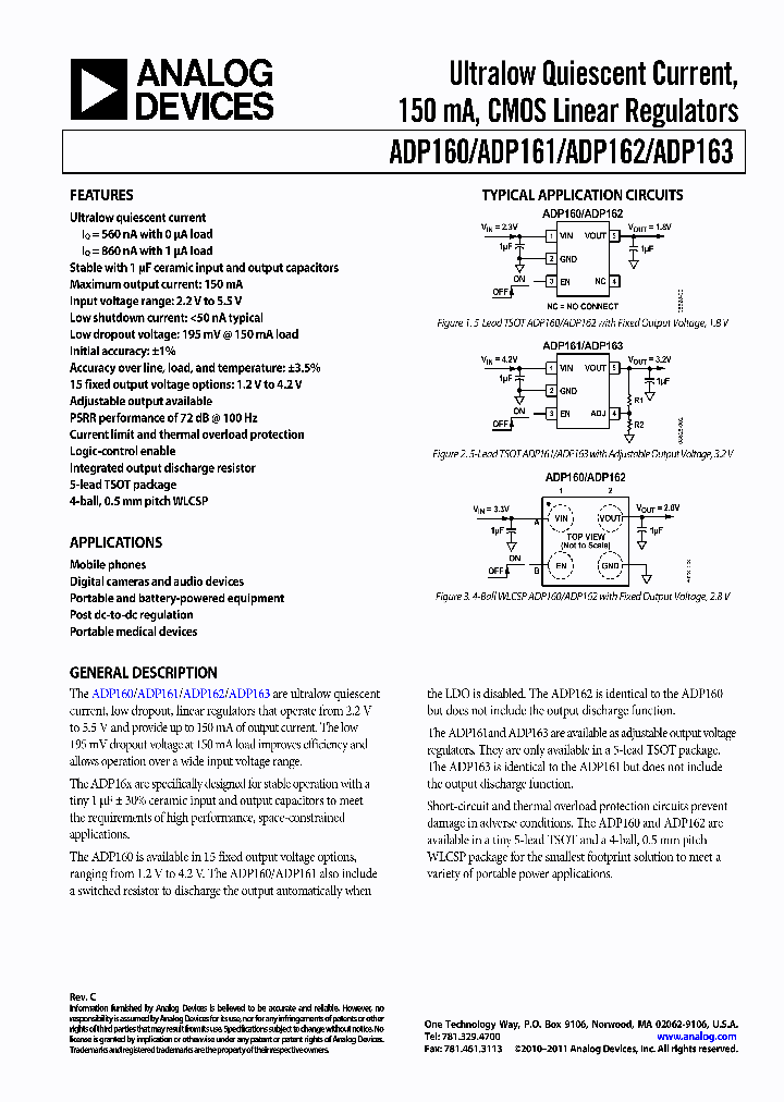 ADP162ACBZ-21-R7_3760357.PDF Datasheet