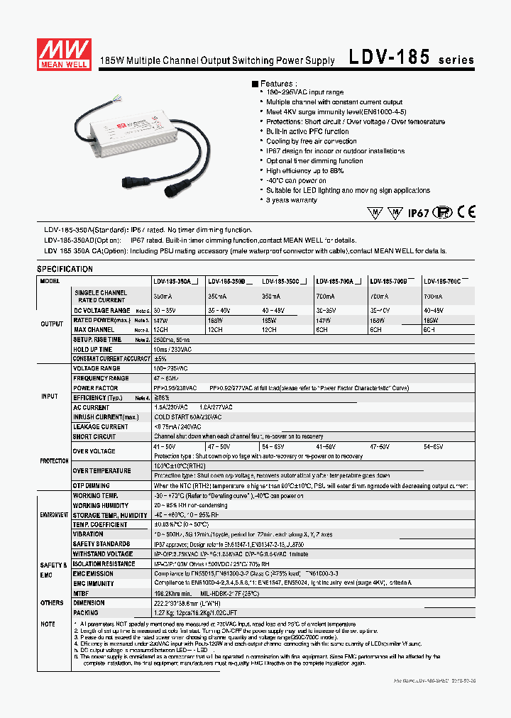 LDV-185-700A_3865793.PDF Datasheet