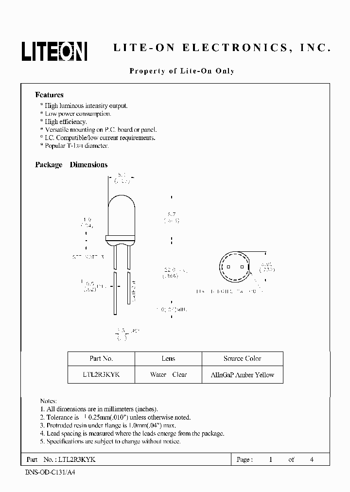 LTL2R3KYK_3758307.PDF Datasheet