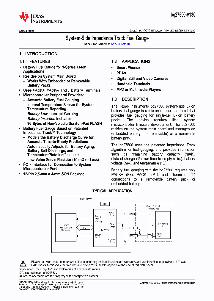 BQ27500YZGR-V130_3759138.PDF Datasheet
