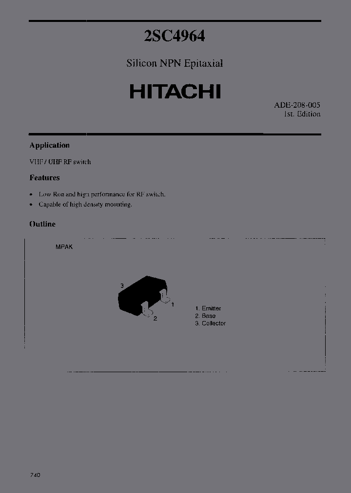 2SC4964YV-TL_3758157.PDF Datasheet