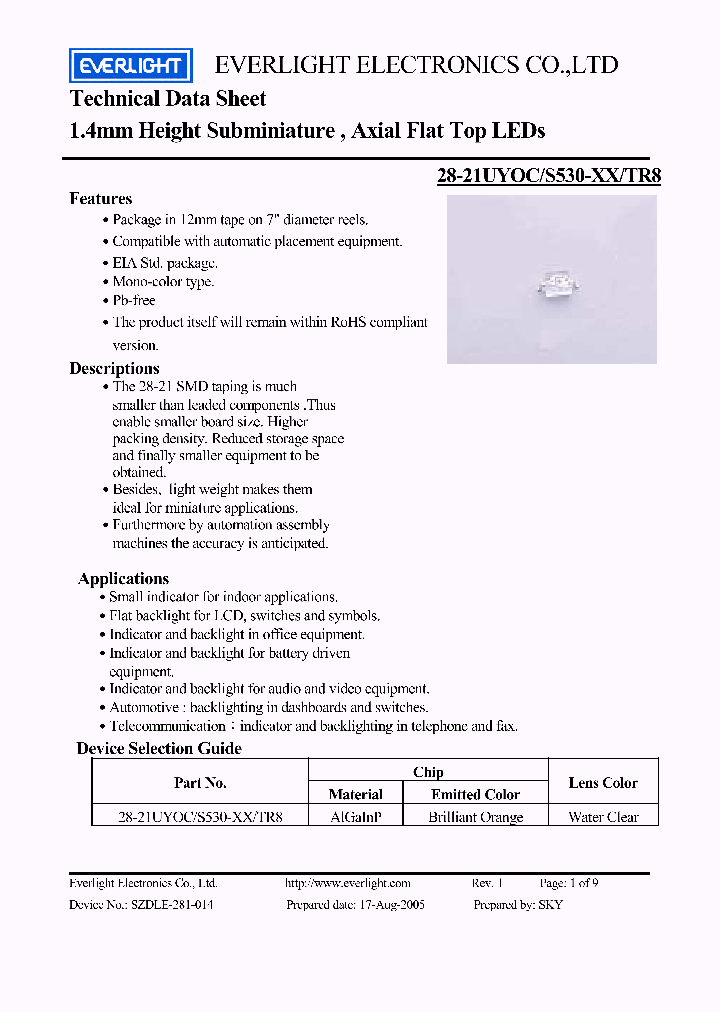 28-21UYOCS530-A2TR8_3755978.PDF Datasheet