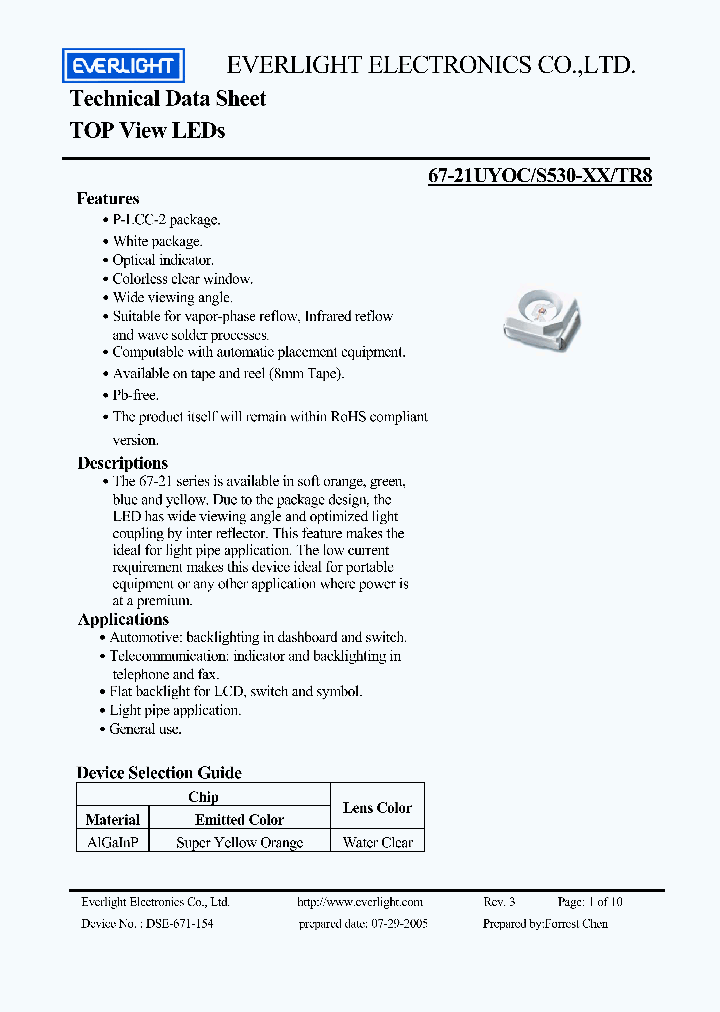 67-21UYOCS530-A2TR8_3755979.PDF Datasheet