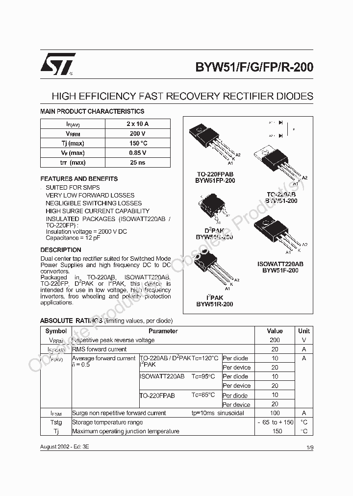 BYW51R-200_3759072.PDF Datasheet