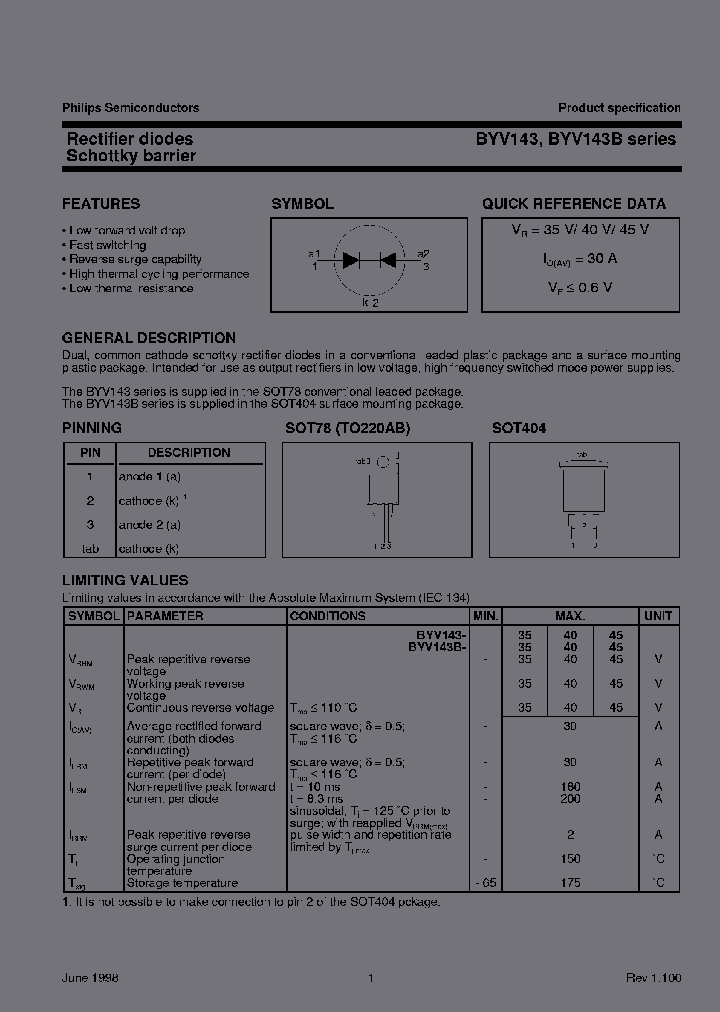 BYV143B-45TR_3761599.PDF Datasheet