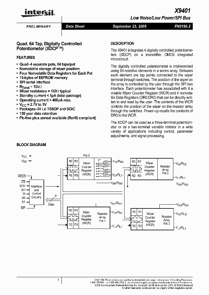 X9401YS24I-27_3756206.PDF Datasheet
