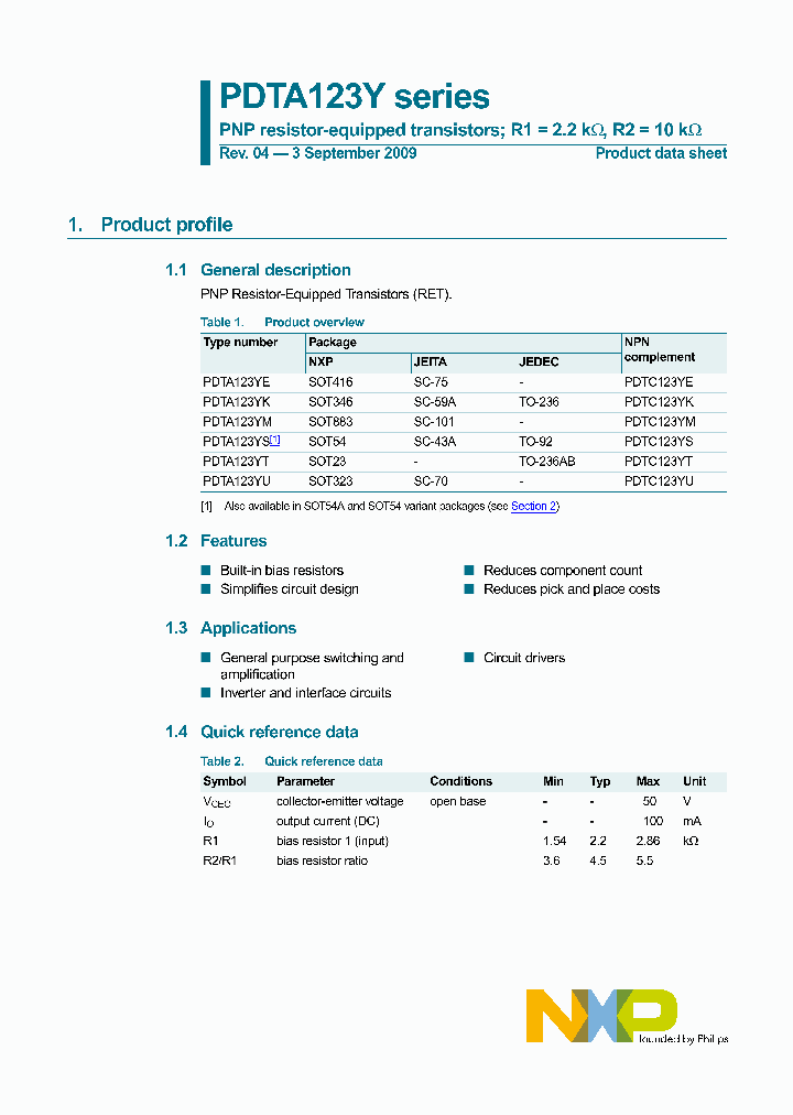PDTA123YT215_3757715.PDF Datasheet