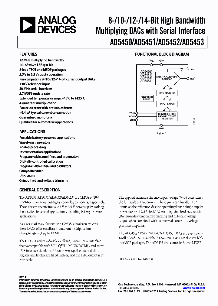 AD5452YUJZ-REEL_3759998.PDF Datasheet
