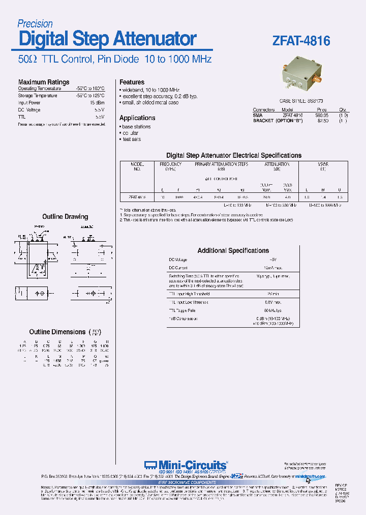 ZFAT-4816_3762862.PDF Datasheet
