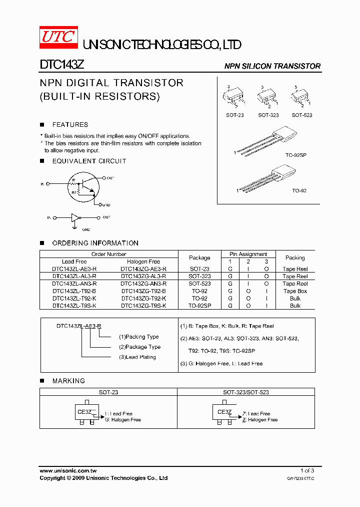 DTC143ZG-T92-K_3763398.PDF Datasheet