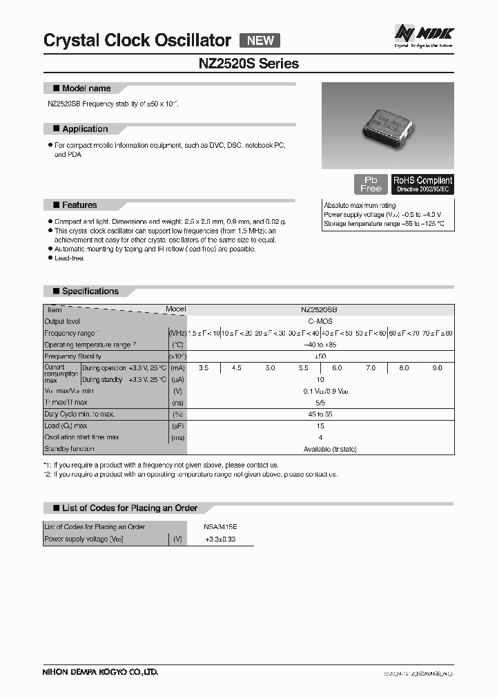 NZ2520SB-1500000M-NSA3415E_3760835.PDF Datasheet