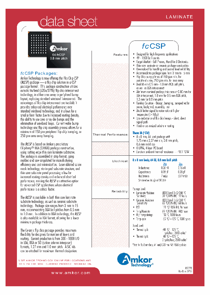 FCCSP_3893572.PDF Datasheet