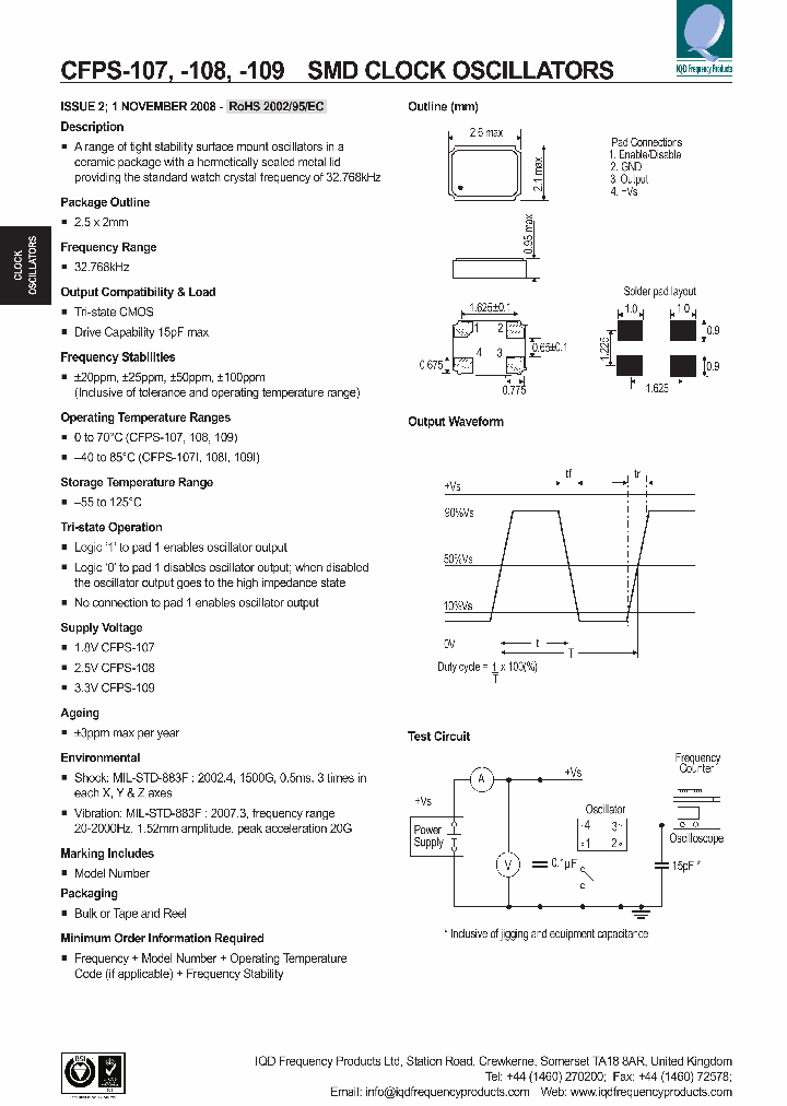 32768KHZCFPS-109IG_3766209.PDF Datasheet