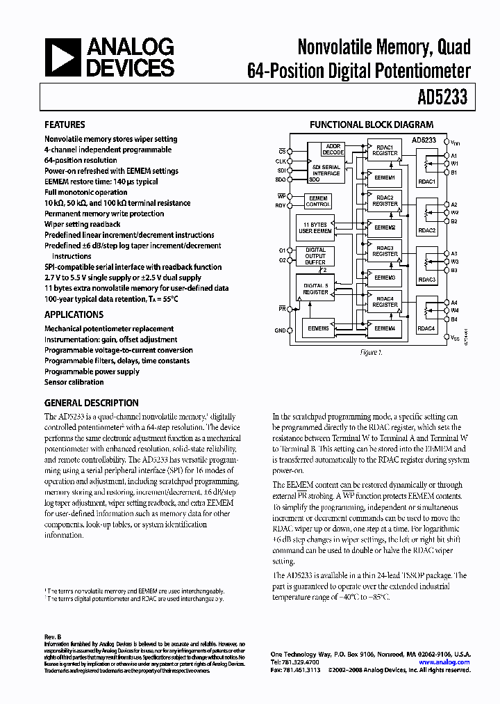 AD5233BRUZ10-R7_3767190.PDF Datasheet