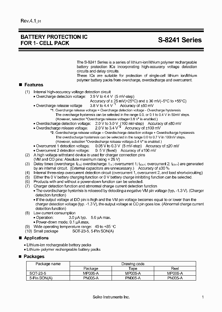 S-8241ACZPN-KCZ-TFG_3767143.PDF Datasheet