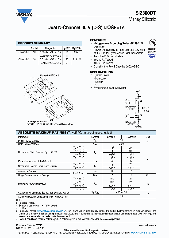 SIZ7300DT-T1-GE3_3767123.PDF Datasheet