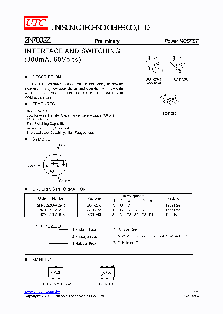 2N7002ZG-AE2-R_3764026.PDF Datasheet