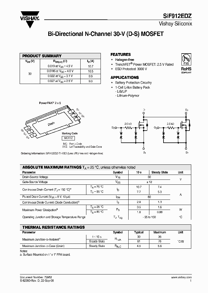 SIF912EDZ-T1-GE3_3767117.PDF Datasheet