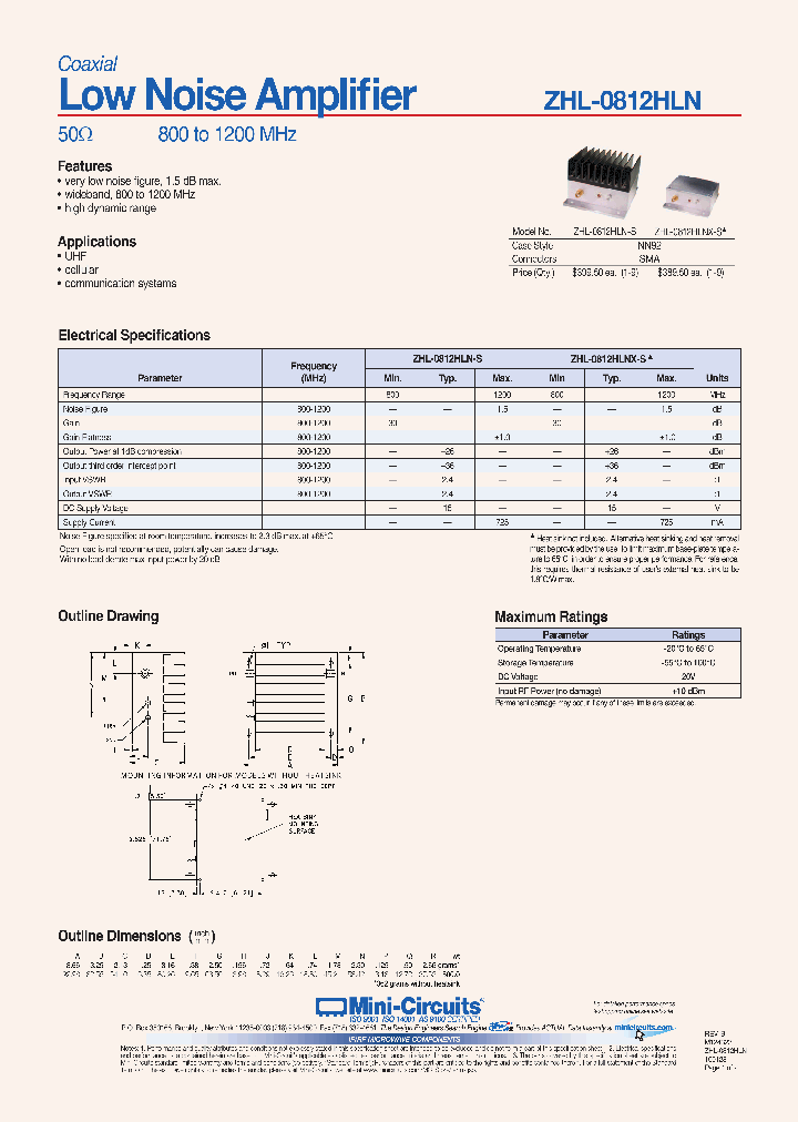 ZHL-0812HLNX-S_3769082.PDF Datasheet