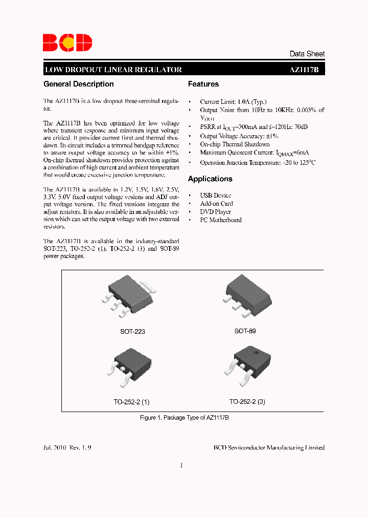 AZ1117BH-18TRE1_3761626.PDF Datasheet