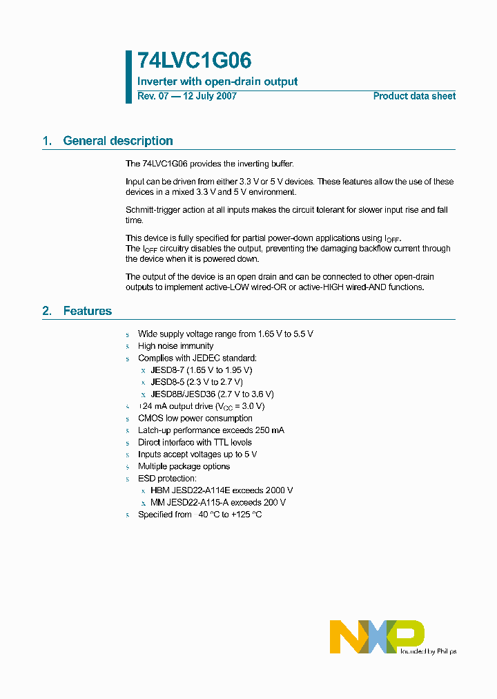 74LVC1G06GF132_3767351.PDF Datasheet