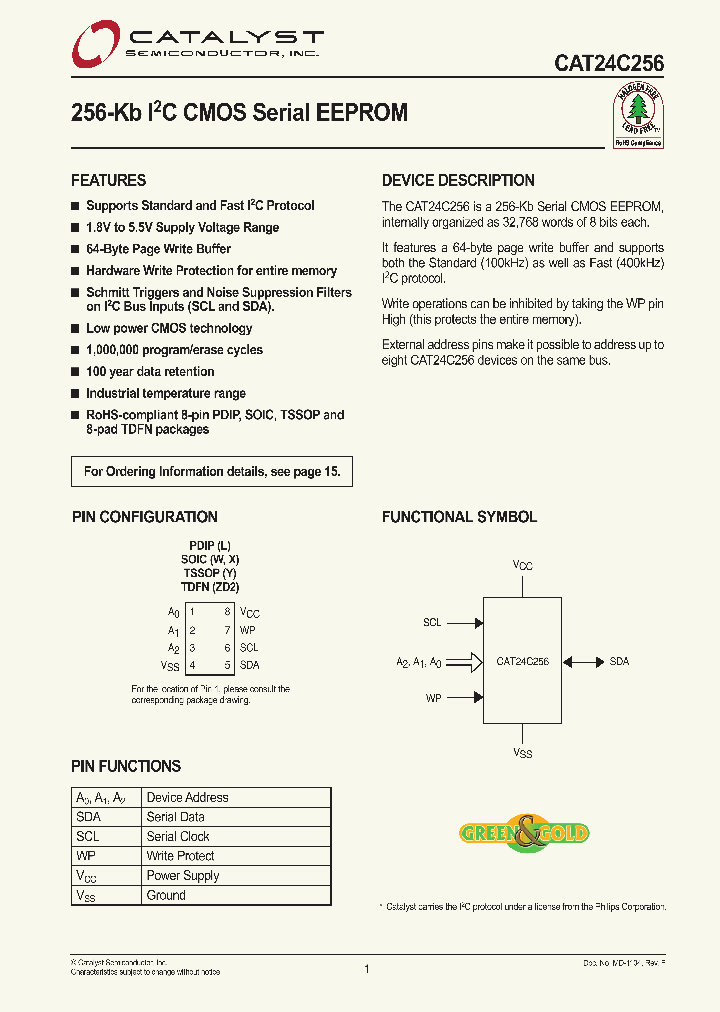 CAT24C256ZD2I-GT2_3767406.PDF Datasheet